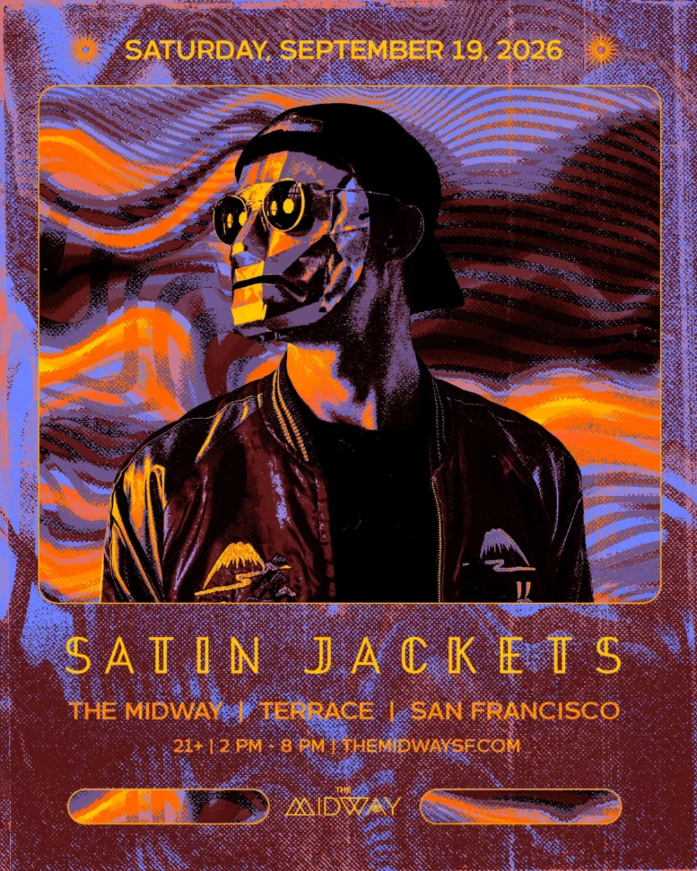 Satin Jackets — event flyer
