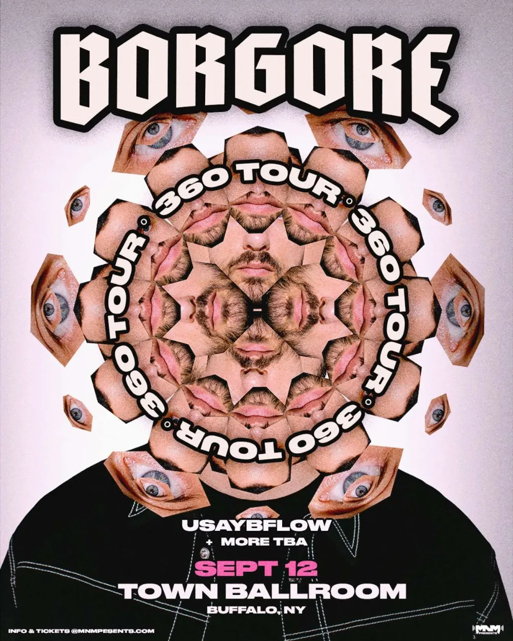 360 Tour — event flyer