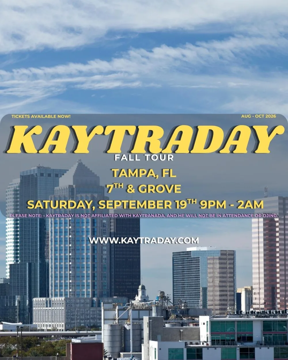 KAYTRADAY! — event flyer
