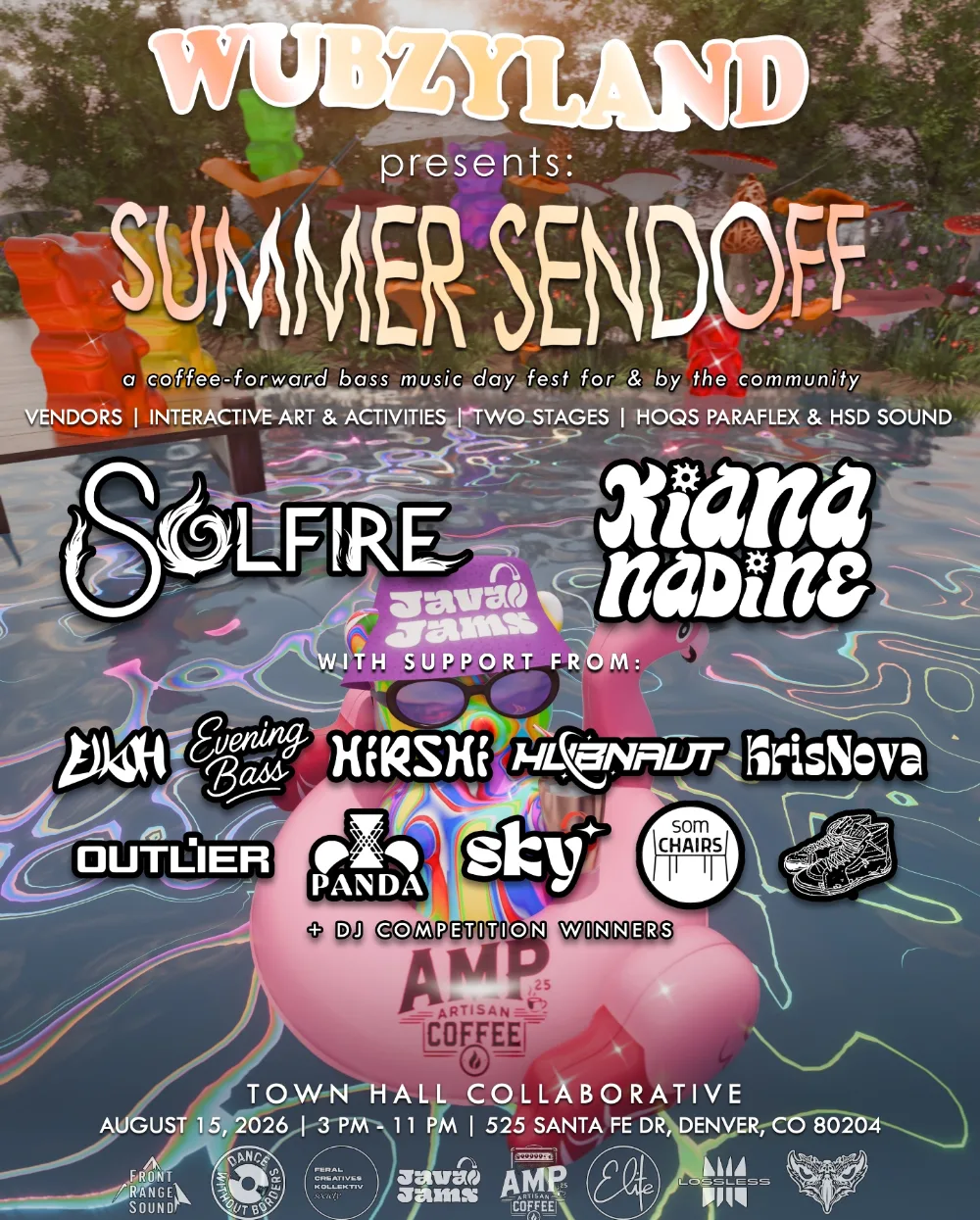 Java Jams & Wubzyland Presents - Summer Sendoff — event flyer
