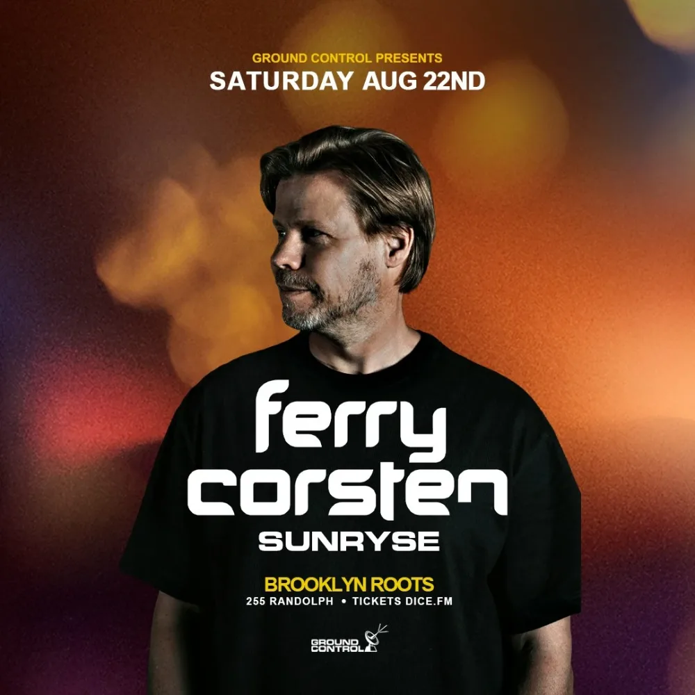 Ferry Corsten — event flyer