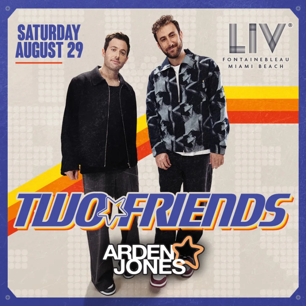 Two Friends — event flyer