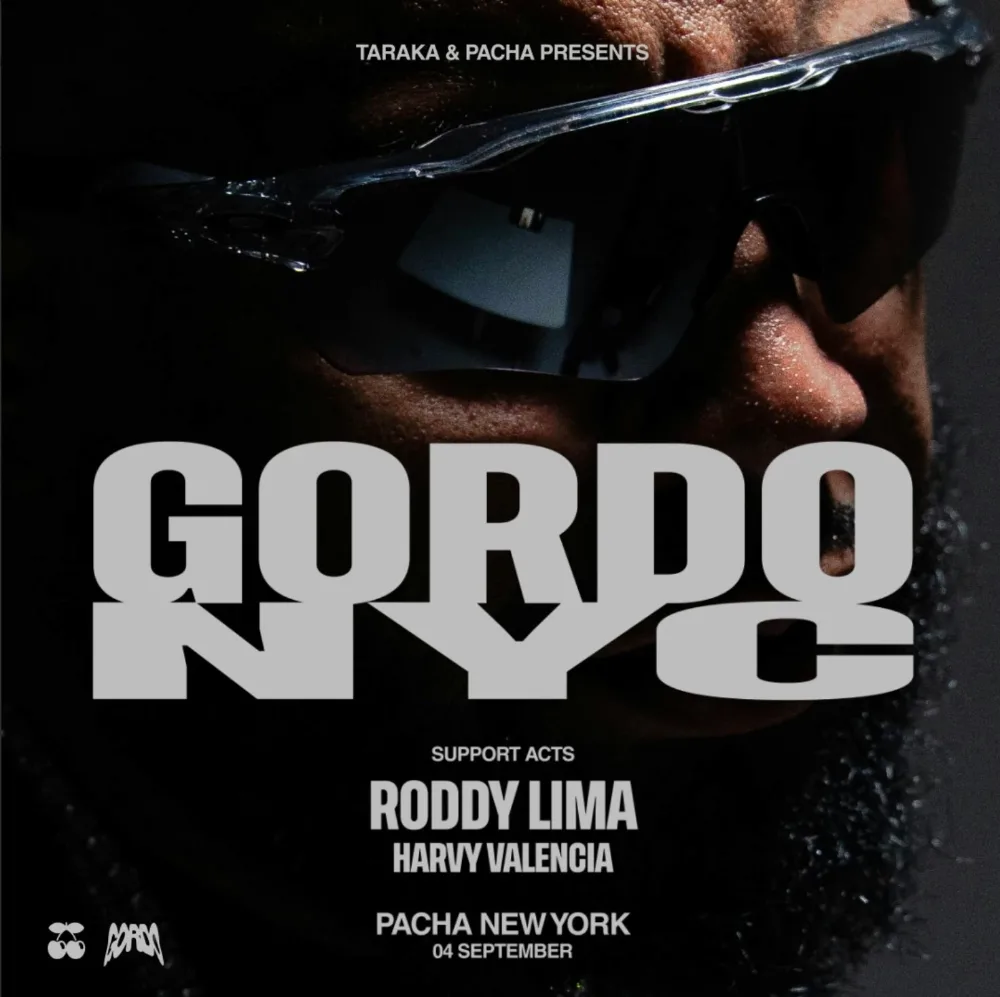 Gordo, Roddy Lima, Harvy Valencia — event flyer