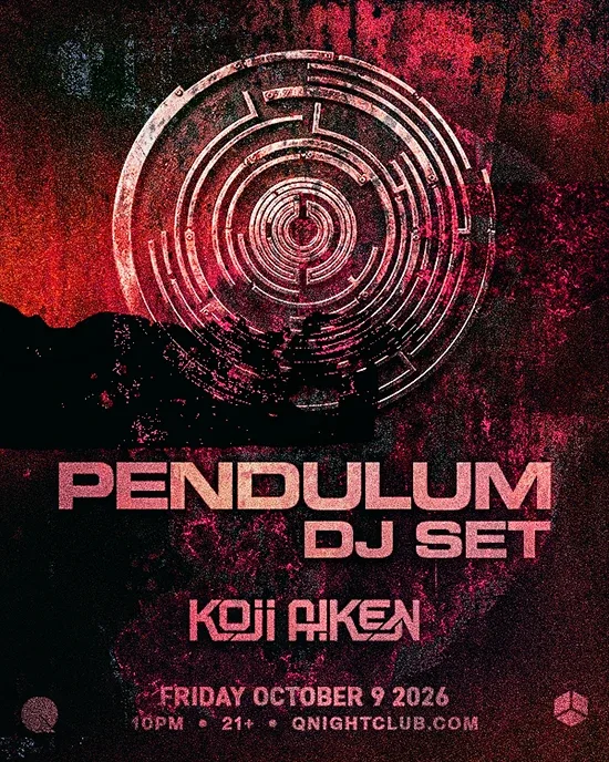 Pendulum — event flyer