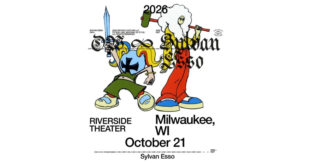 Sylvan Esso — event flyer