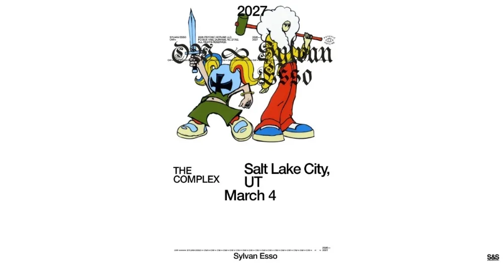 Sylvan Esso — event flyer