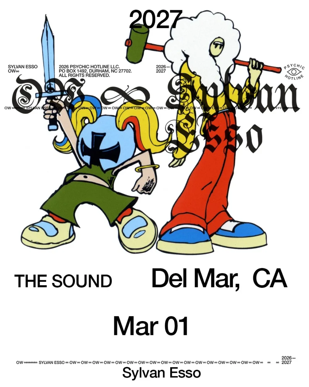 Sylvan Esso — event flyer