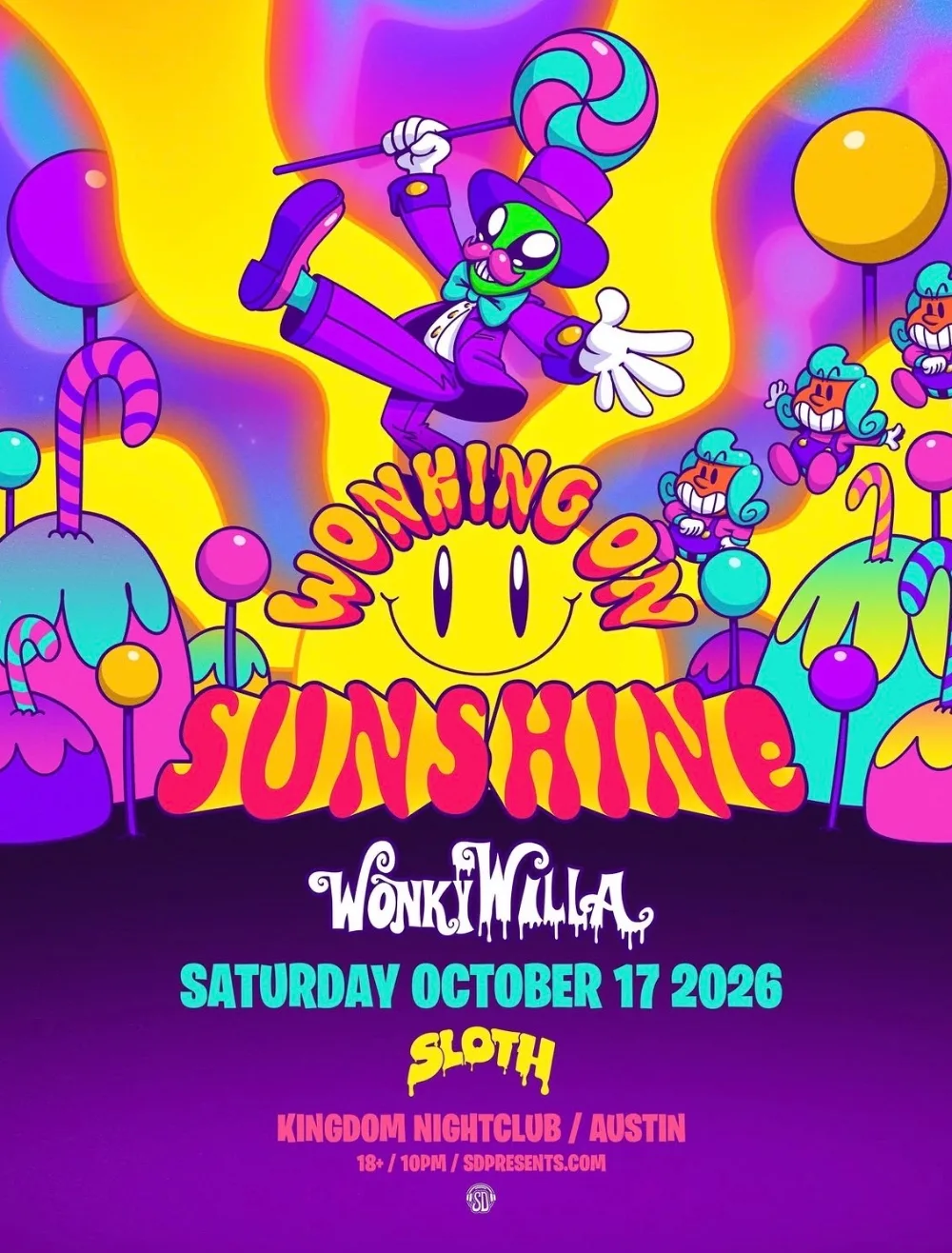 Wonking On Sunshine — event flyer