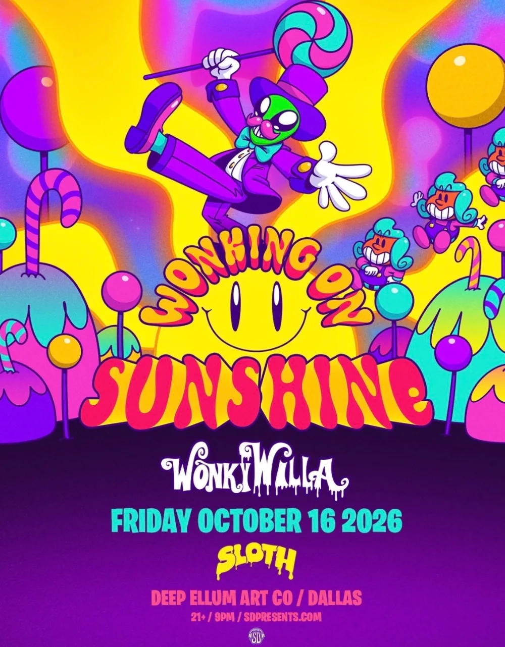 Wonking On Sunshine — event flyer