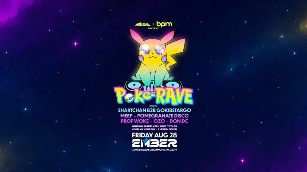 PokéRave — event flyer