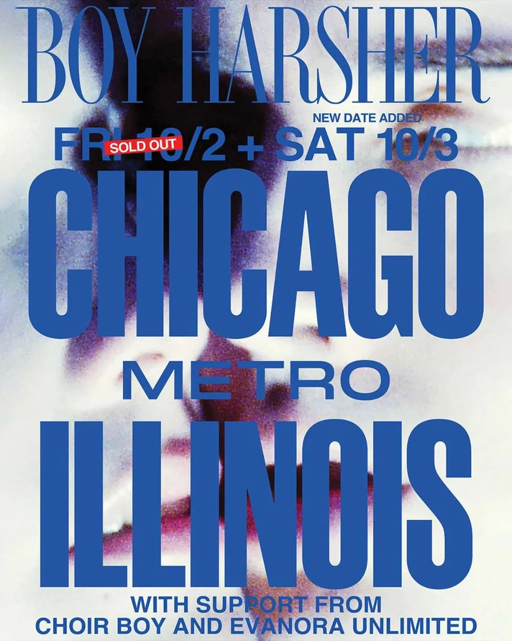 Boy Harsher — event flyer
