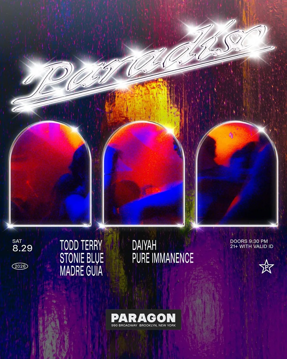 Paradiso — event flyer