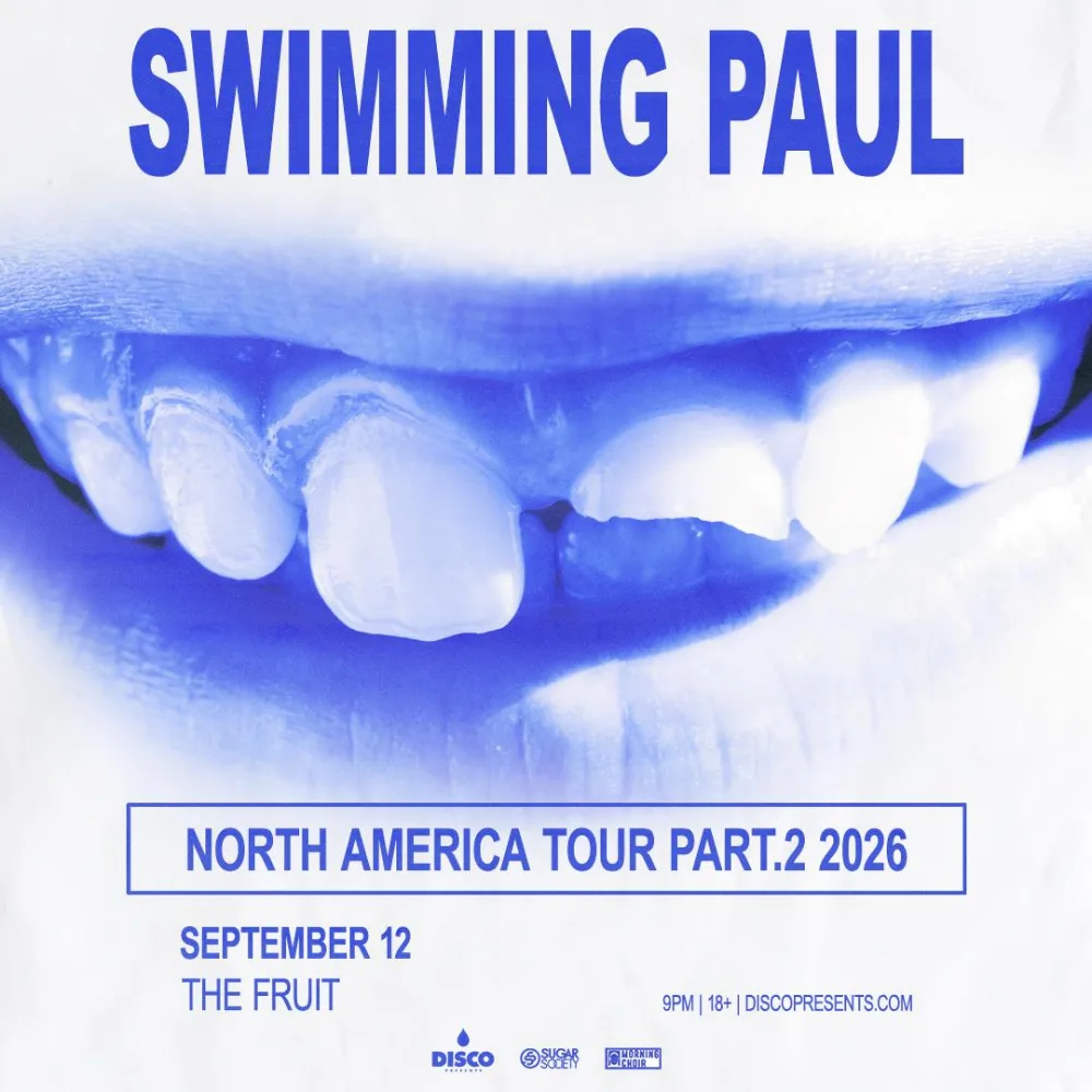 Swimming Paul — event flyer
