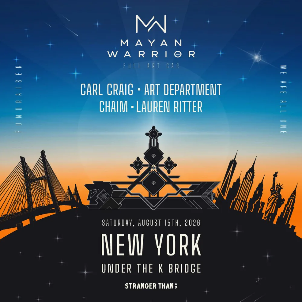 Mayan Warrior New York — event flyer