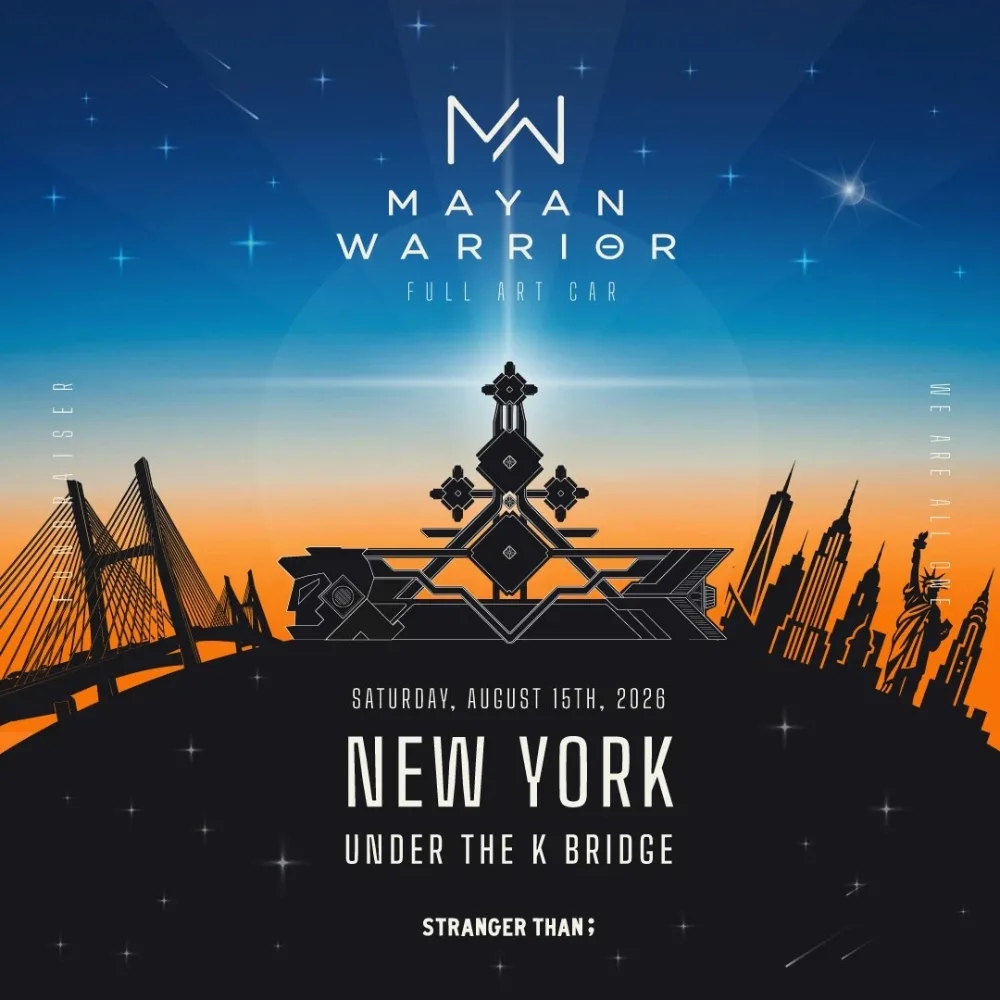 Mayan Warrior New York — event flyer