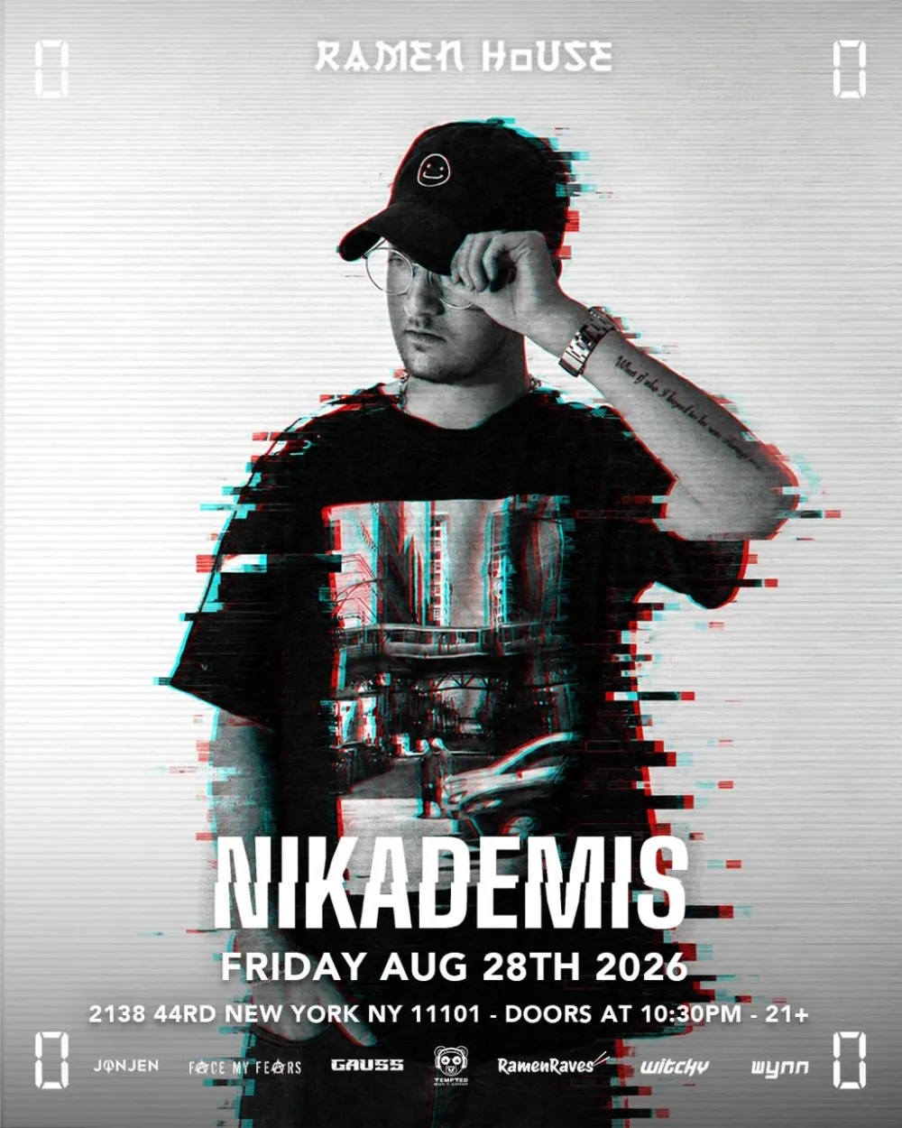 Nikademis — event flyer