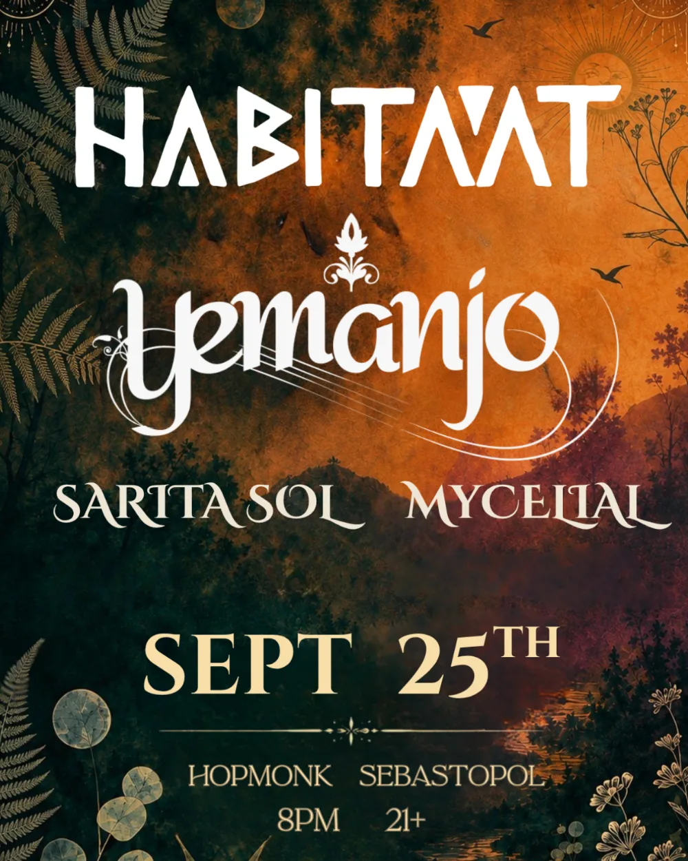 Yemanjo, HABITAAT — event flyer