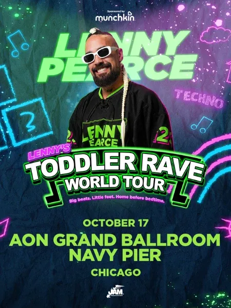 Toddler Rave World Tour — event flyer