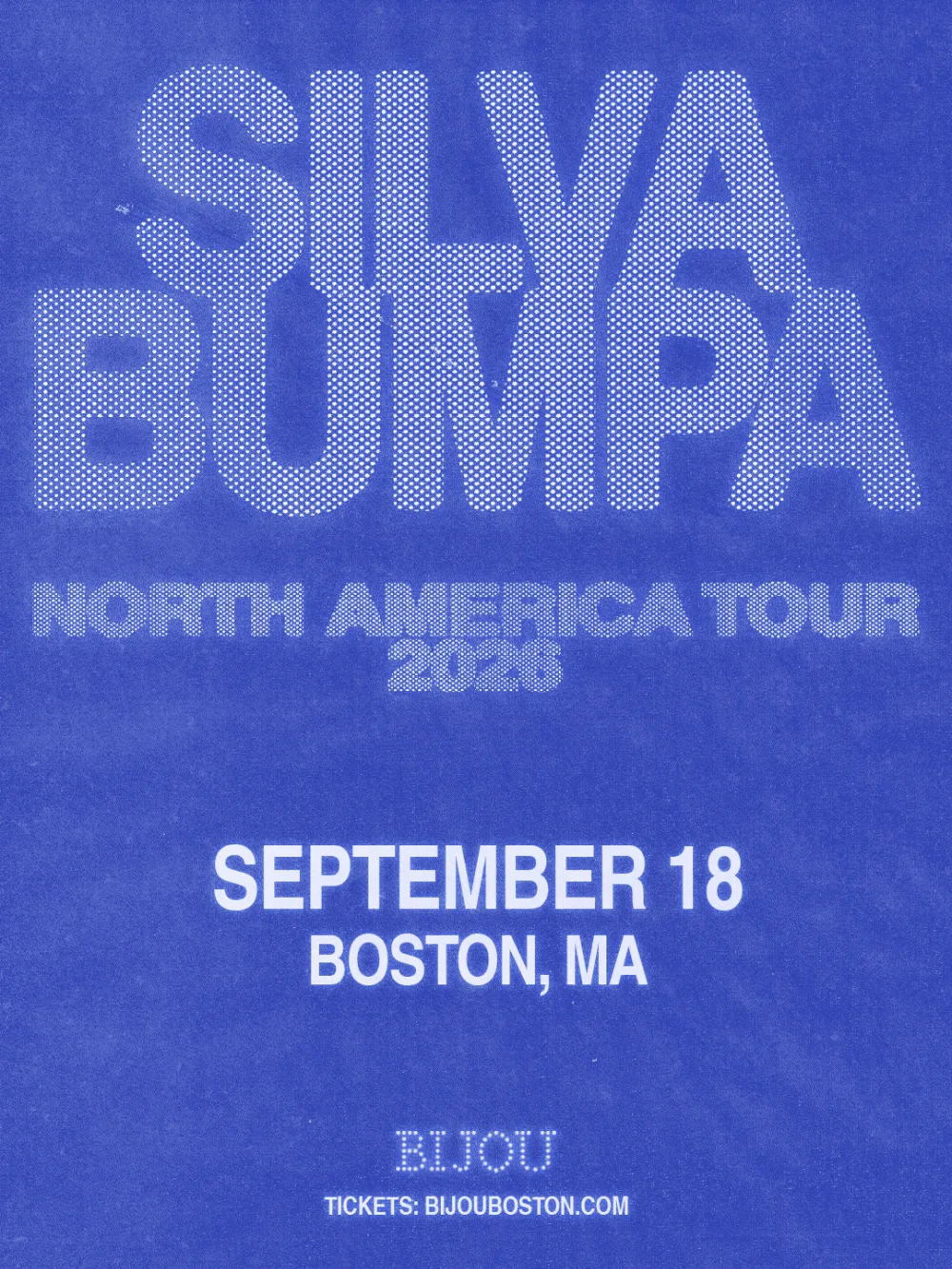 Silva Bumpa — event flyer