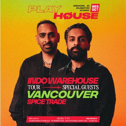 Indo Warehouse — event flyer