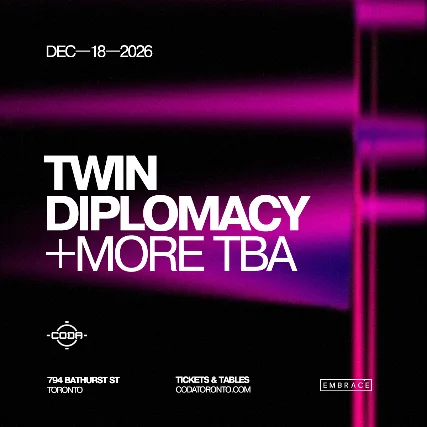 Twin Diplomacy — event flyer