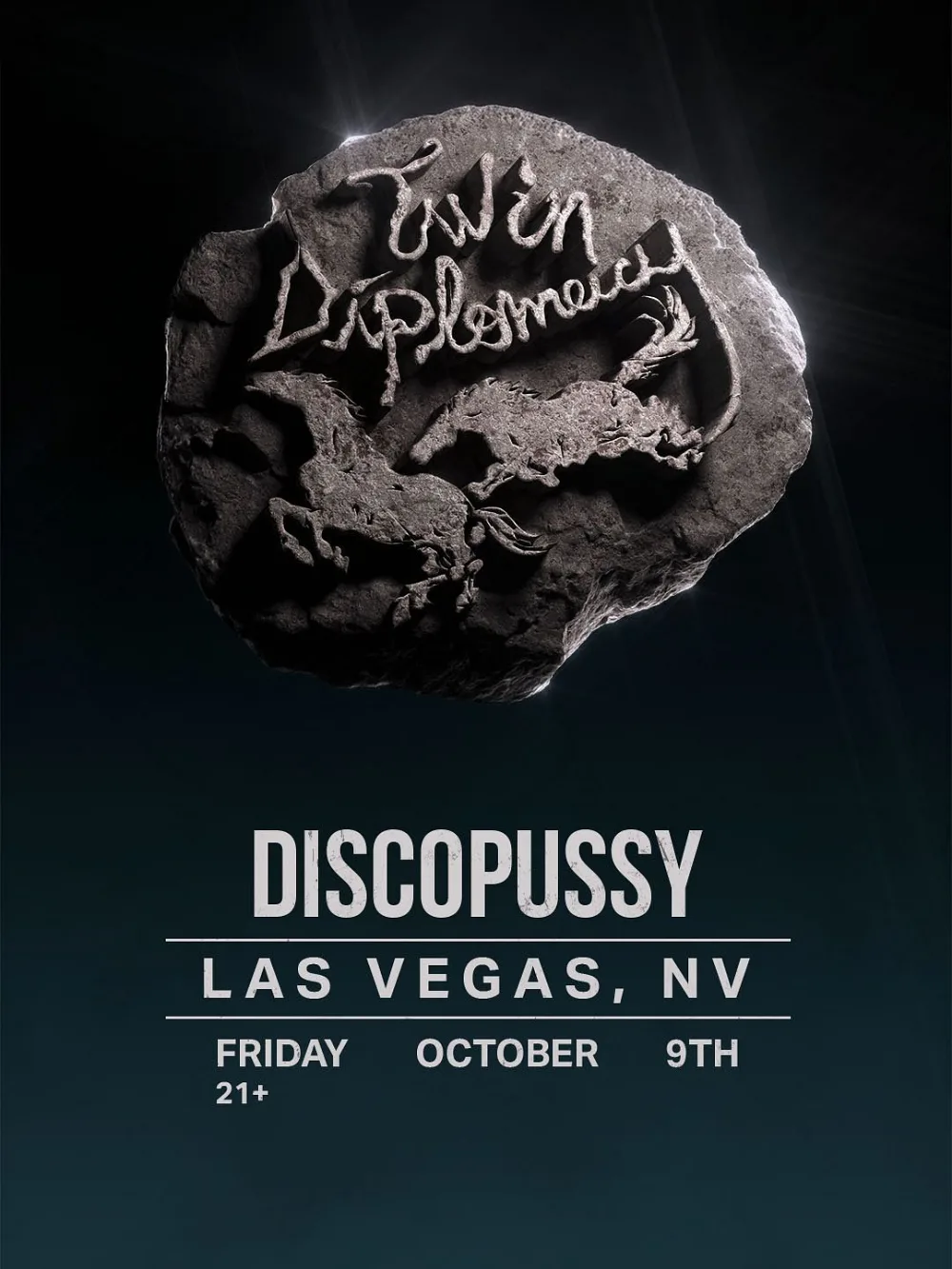 Twin Diplomacy — event flyer