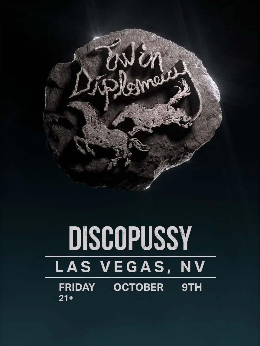 Twin Diplomacy — event flyer