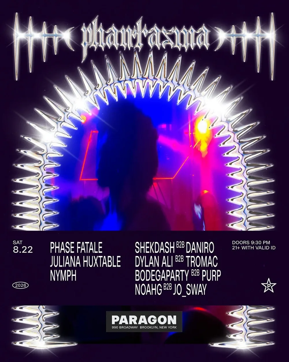 Phantasma — event flyer