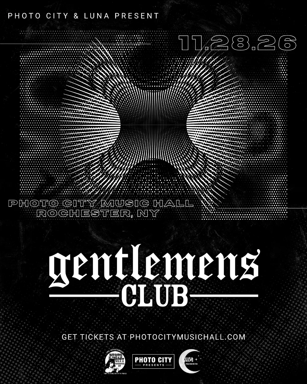 Gentlemens Club — event flyer