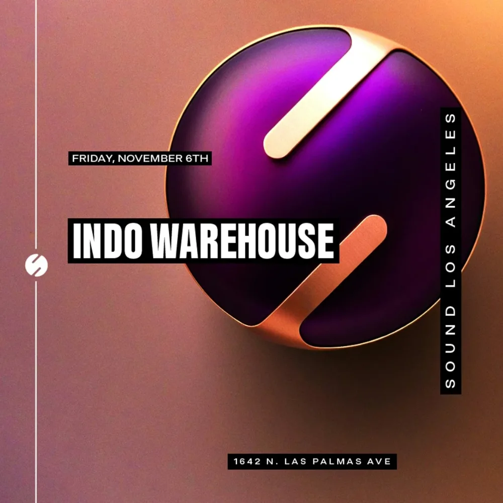 Indo Warehouse — event flyer