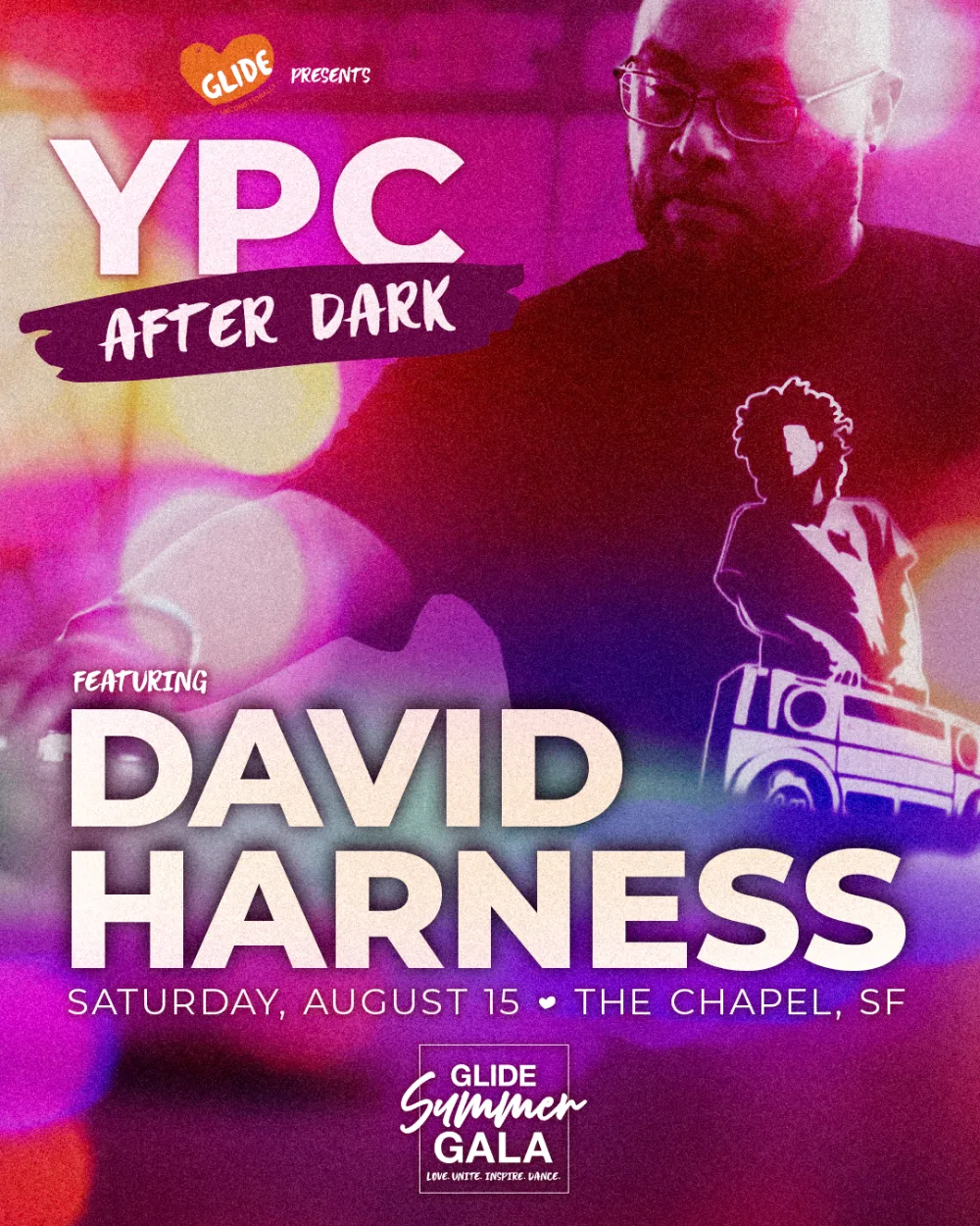David Harness — event flyer