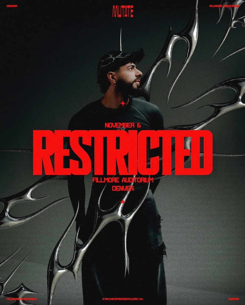 Restricted (Aus) — event flyer
