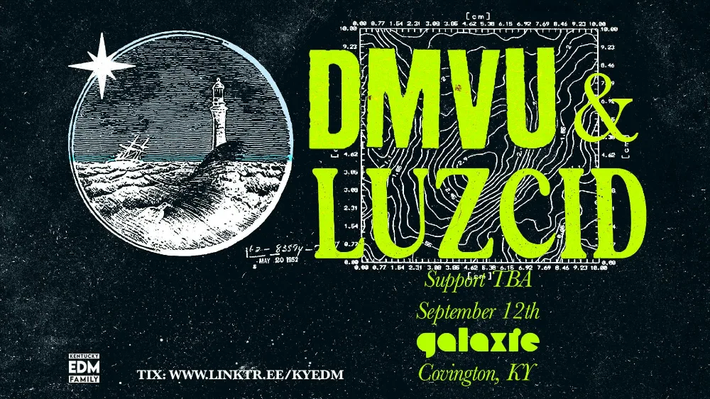 DMVU, LUZCID — event flyer