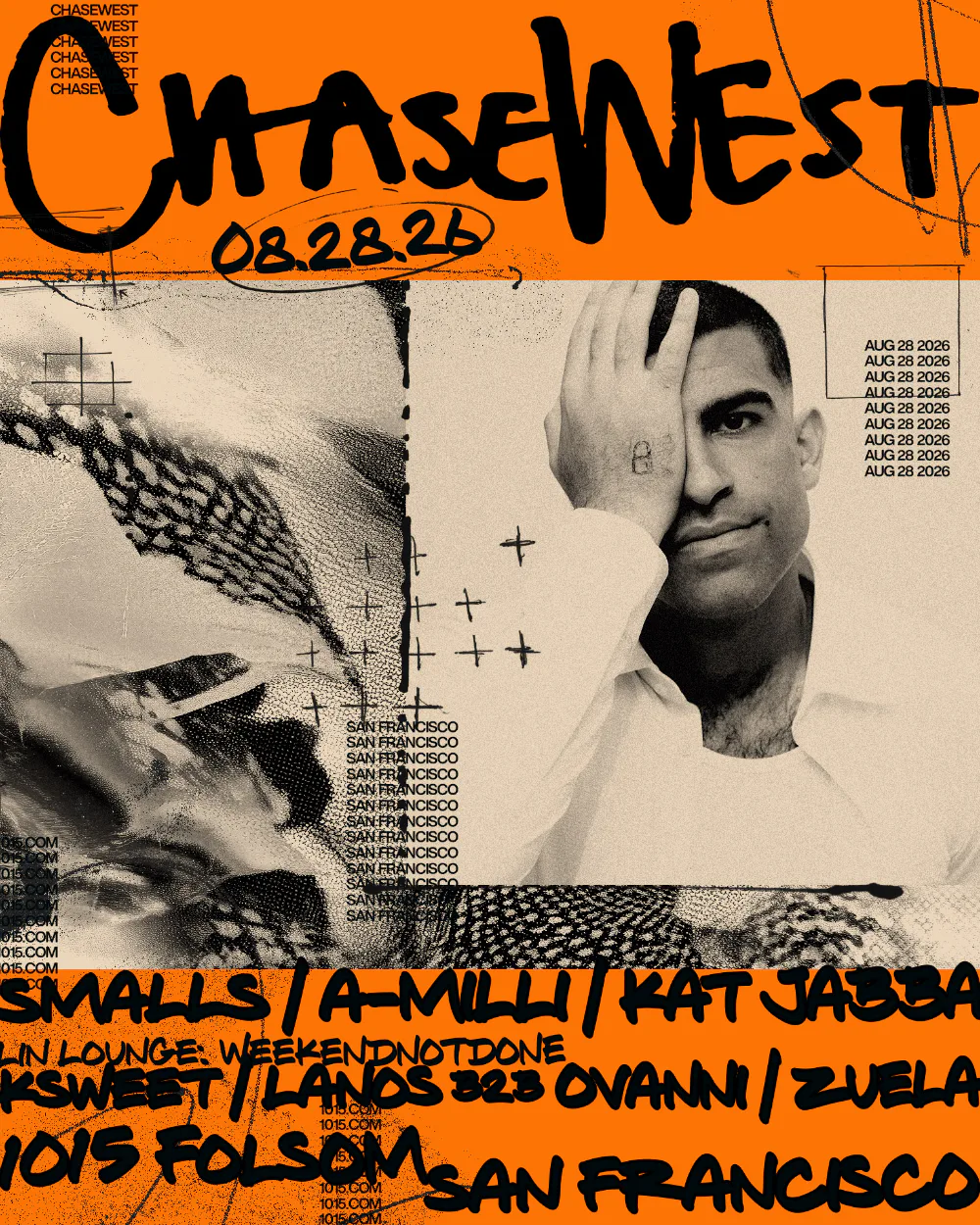 ChaseWest — event flyer