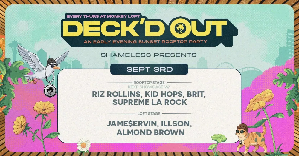 Deck'd Out #12 — event flyer