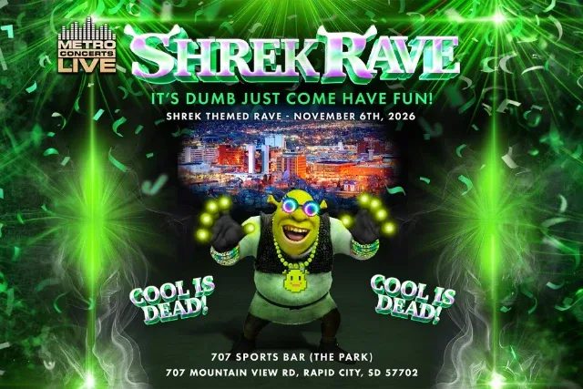 Shrek Rave — event flyer