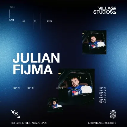 Julian Fijma — event flyer