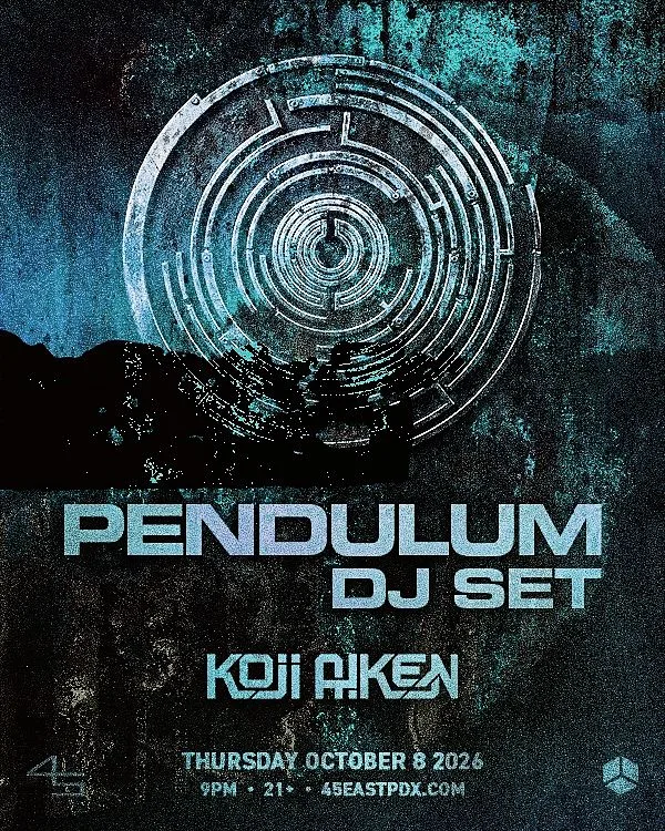Pendulum — event flyer