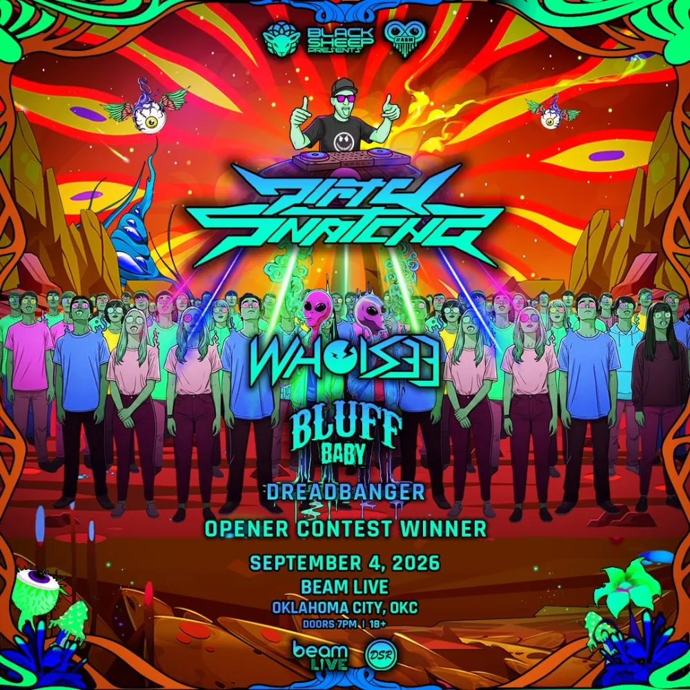 DirtySnatcha, WHOiSEE — event flyer
