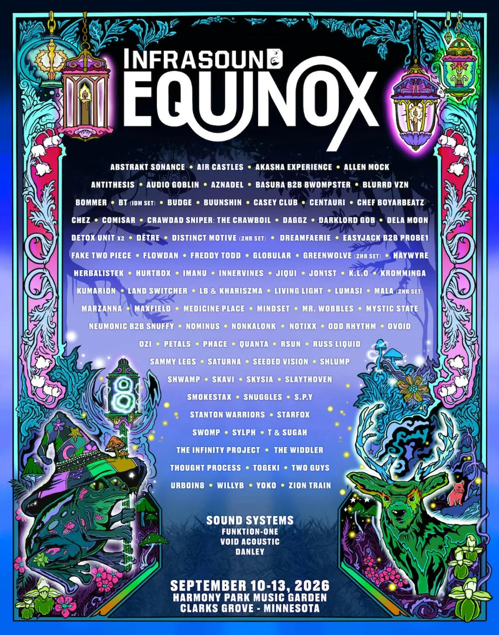Infrasound Equinox — event flyer