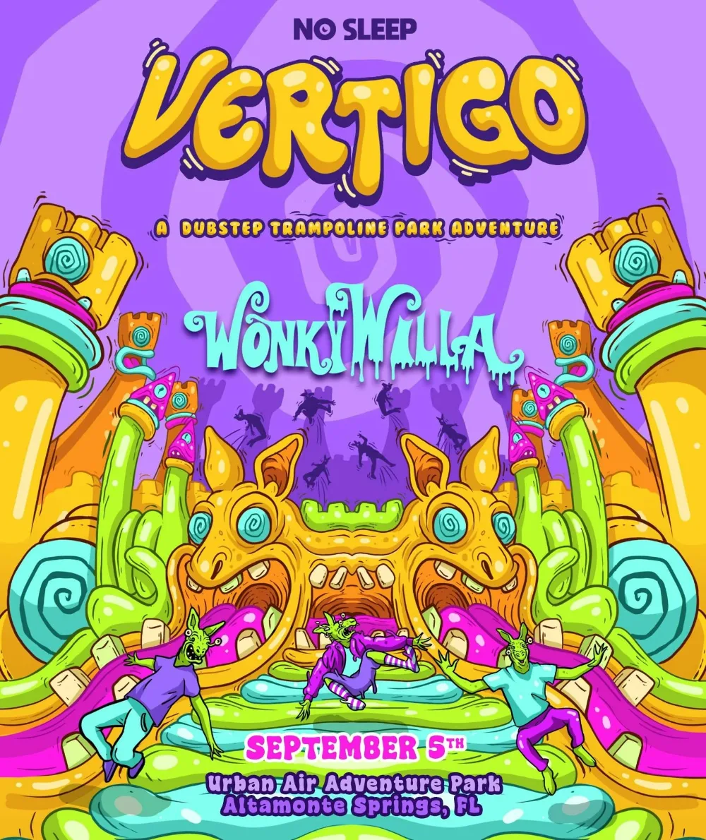 WonkyWilla — event flyer