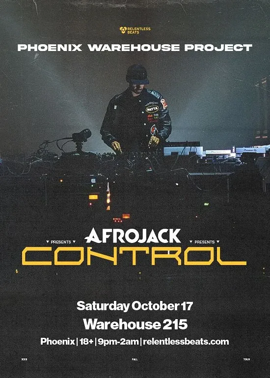 AFROJACK — event flyer