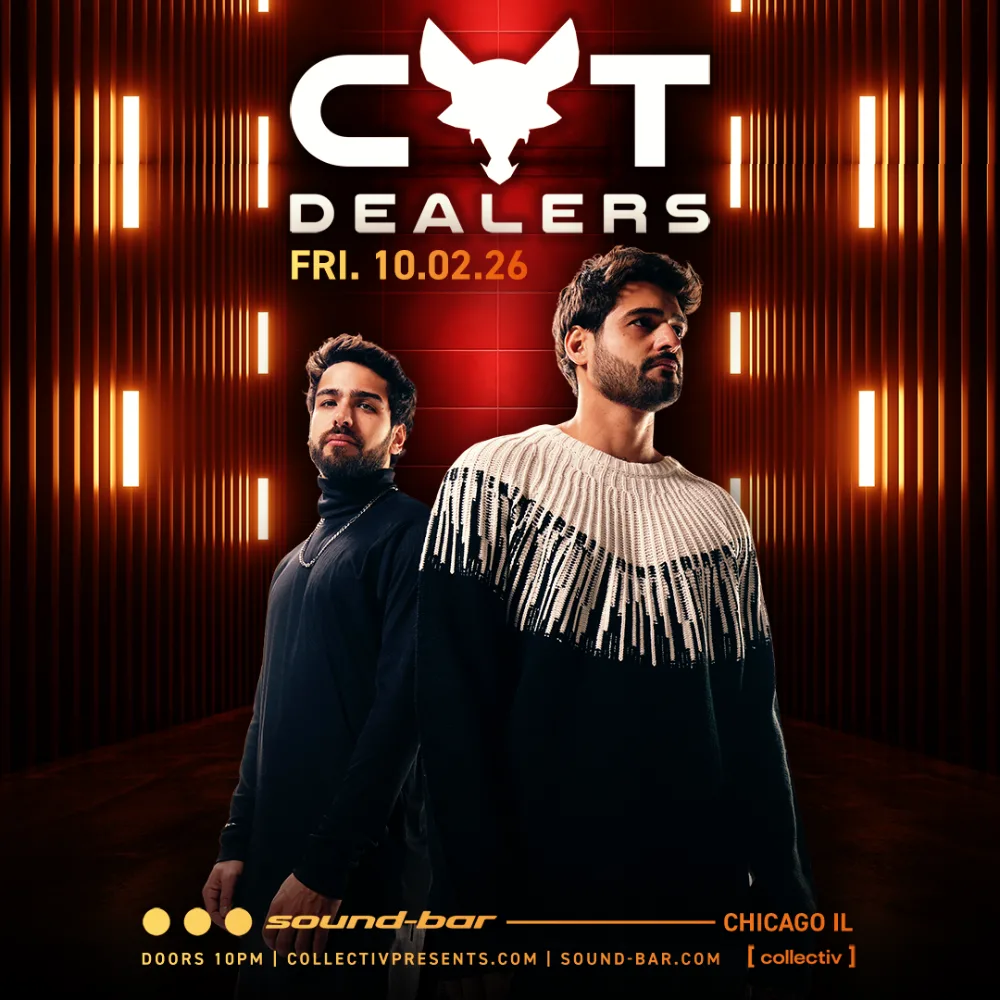 Cat Dealers — event flyer