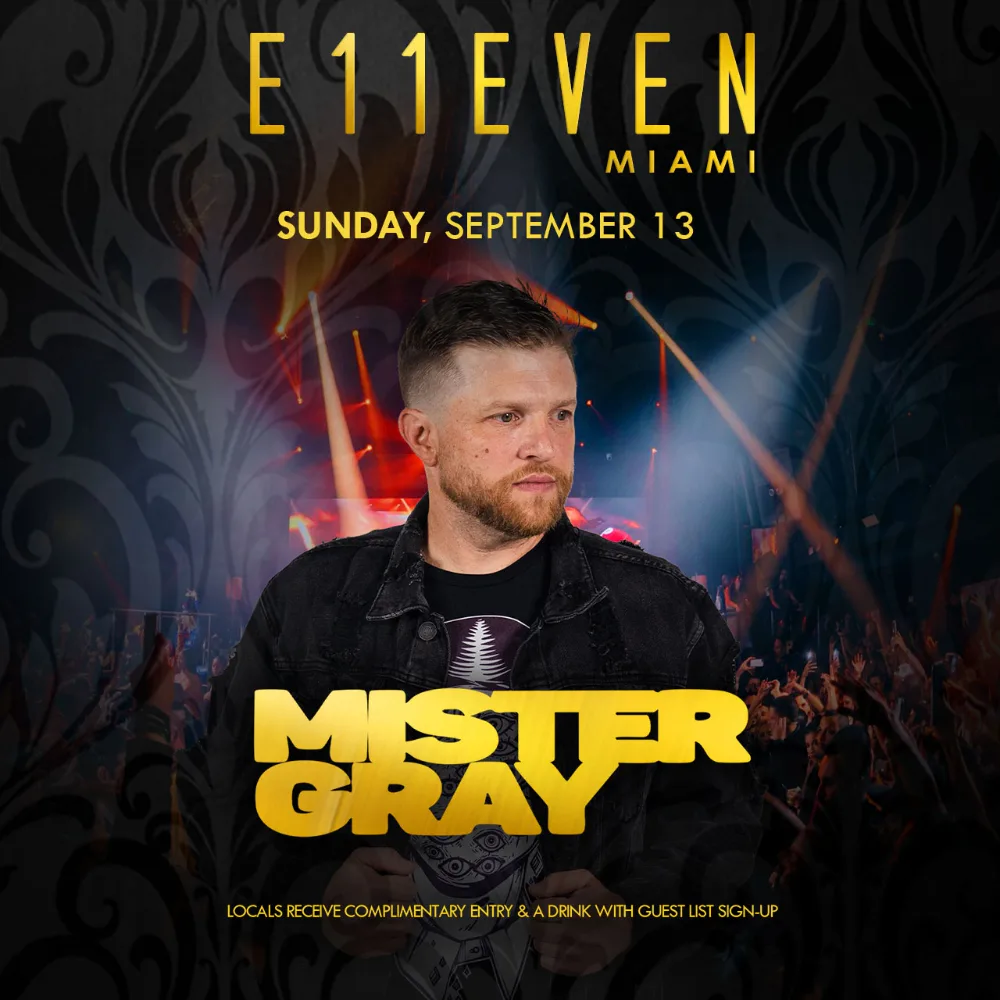 Mister Gray — event flyer