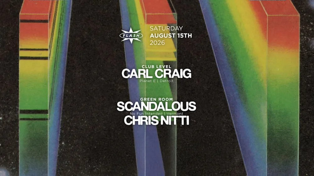 Carl Craig, Chris Nitti — event flyer