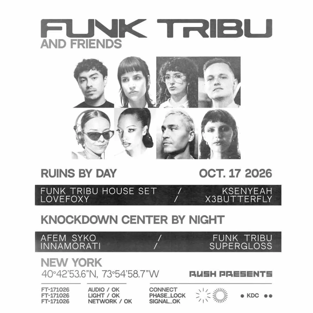 RUSH Presents — event flyer
