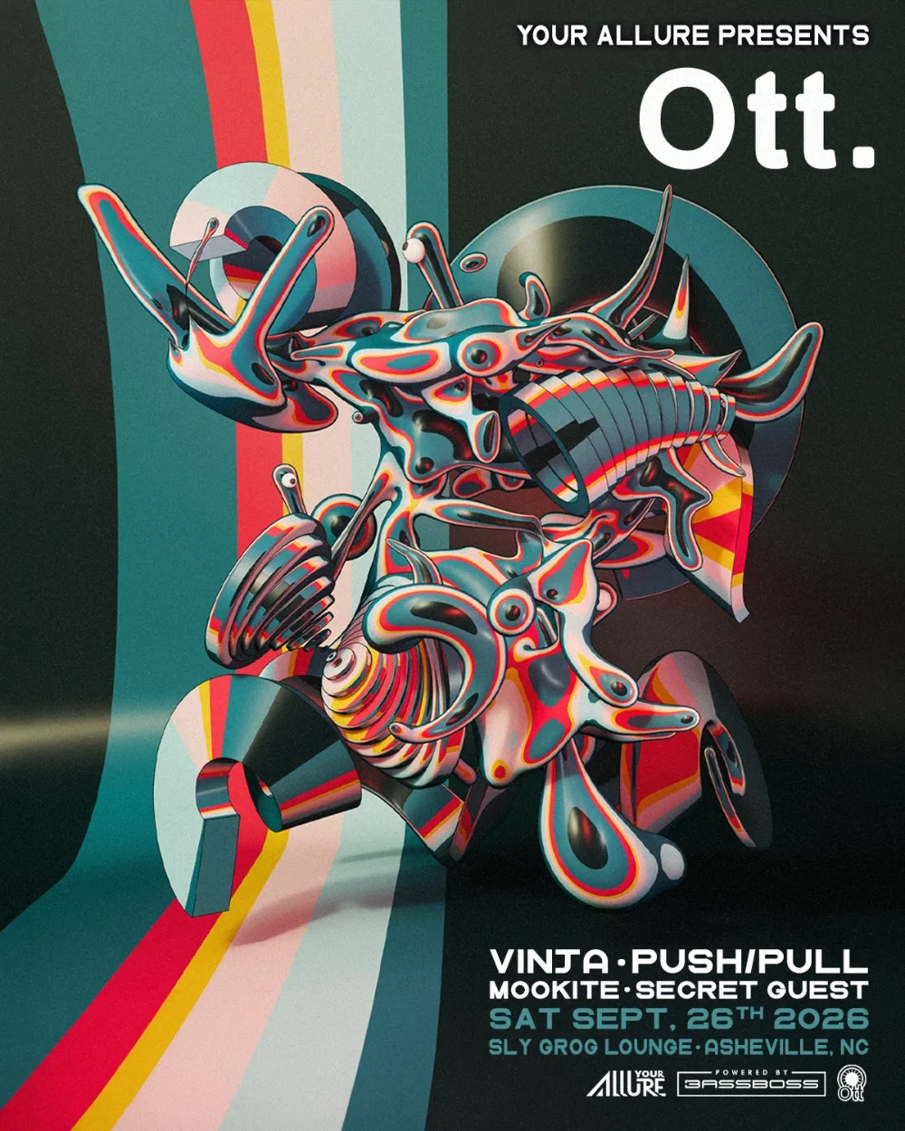 Ott, Vinja, Push/Pull — event flyer