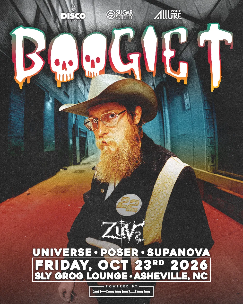 Boogie T — event flyer