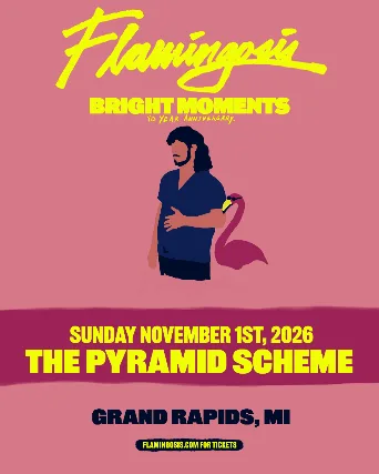 Flamingosis, Pablo Eskobear, Drop Catch — event flyer