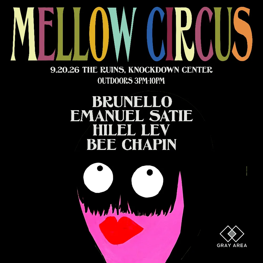 Mellow Circus — event flyer